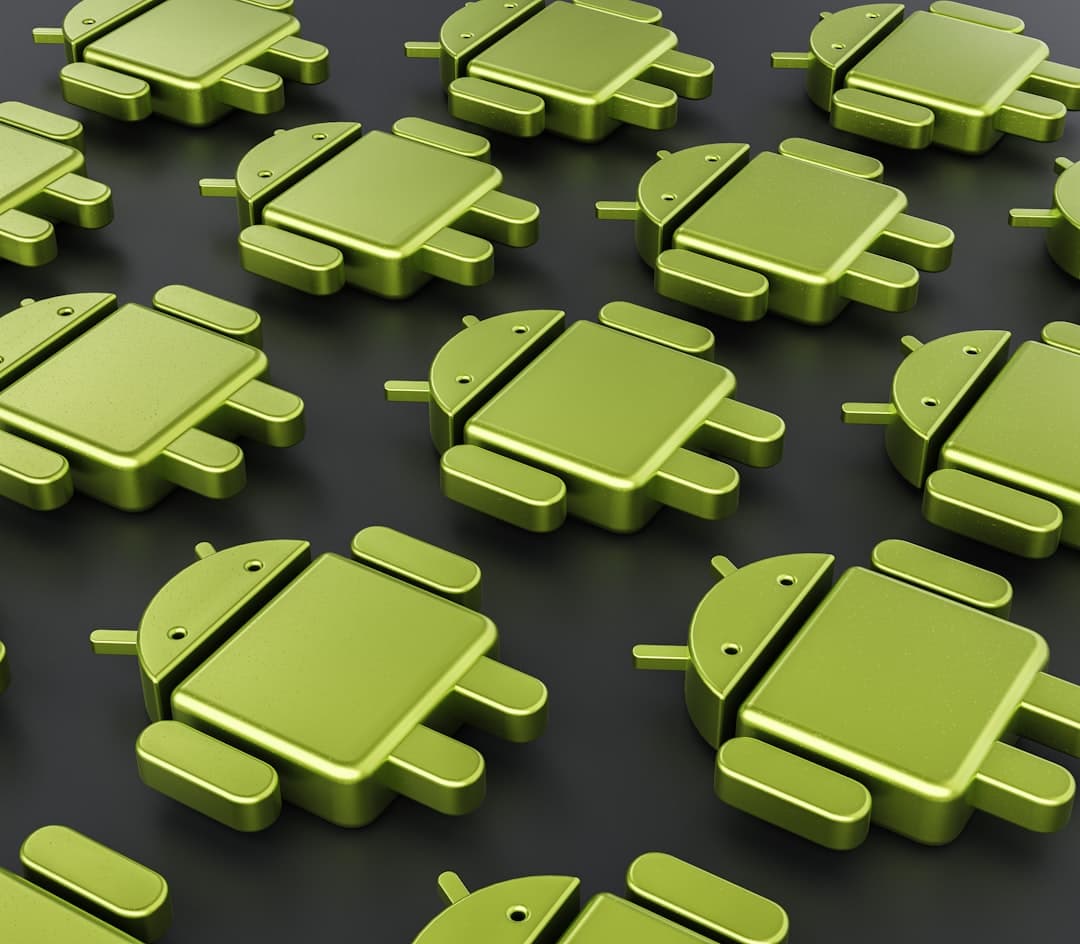 Écran de smartphone Android affichant une barre de progression de téléchargement